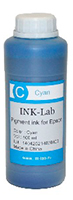 Чернила пигментные INK-Lab для принтеров  Epson Cyan (голубые) 500 mл